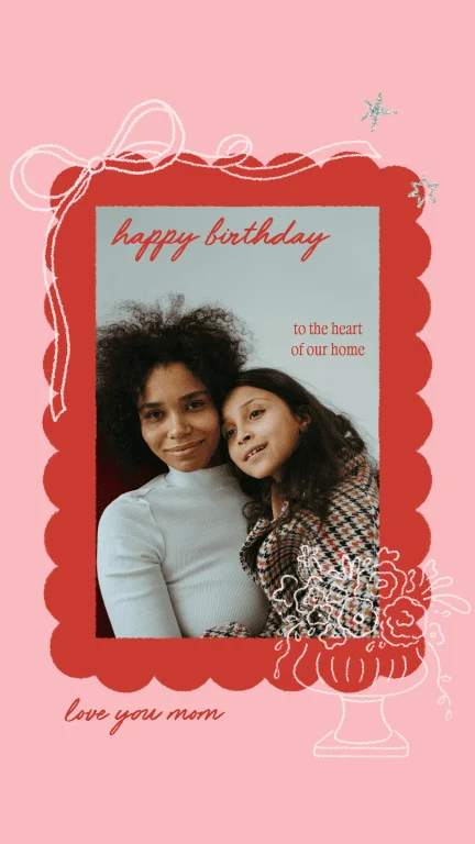 A collage made in PicCollage — Custom Birthday Greetings