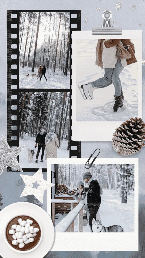 A collage made in PicCollage — Holiday Cards That Wow